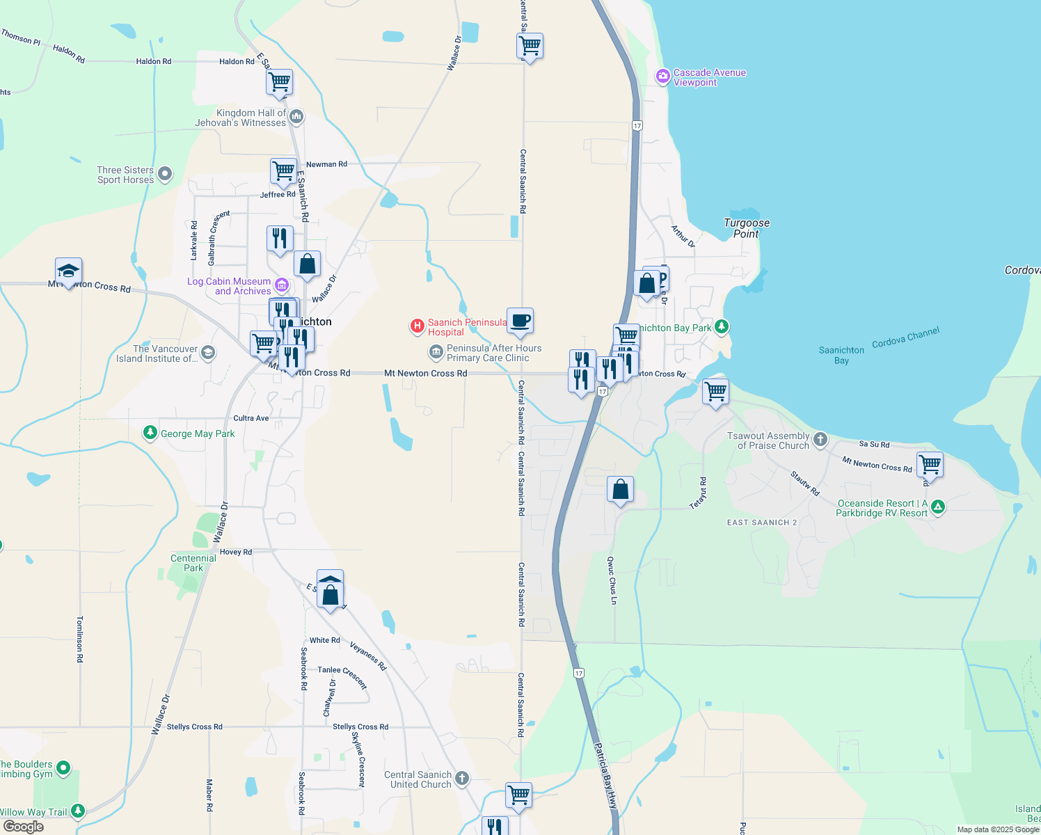 Central Saanich Road, Central Saanich BC Walk Score