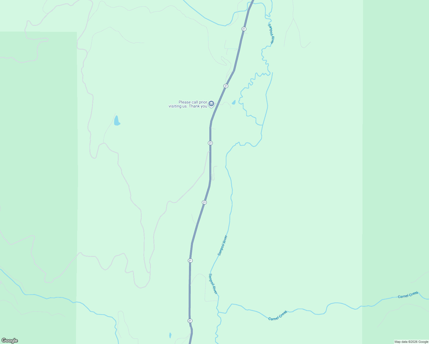 map of restaurants, bars, coffee shops, grocery stores, and more near 15696 Washington 21 in Republic