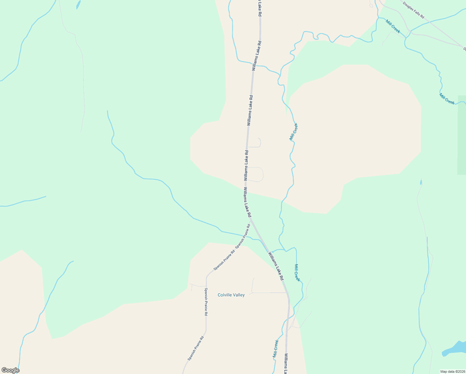 map of restaurants, bars, coffee shops, grocery stores, and more near 553B Williams Lake Road in Colville
