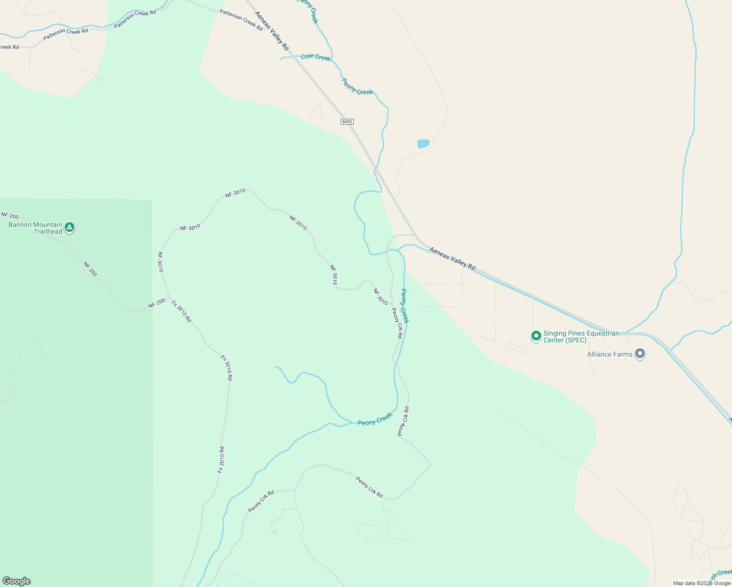 map of restaurants, bars, coffee shops, grocery stores, and more near National Forest Development Road 3010 in Okanogan