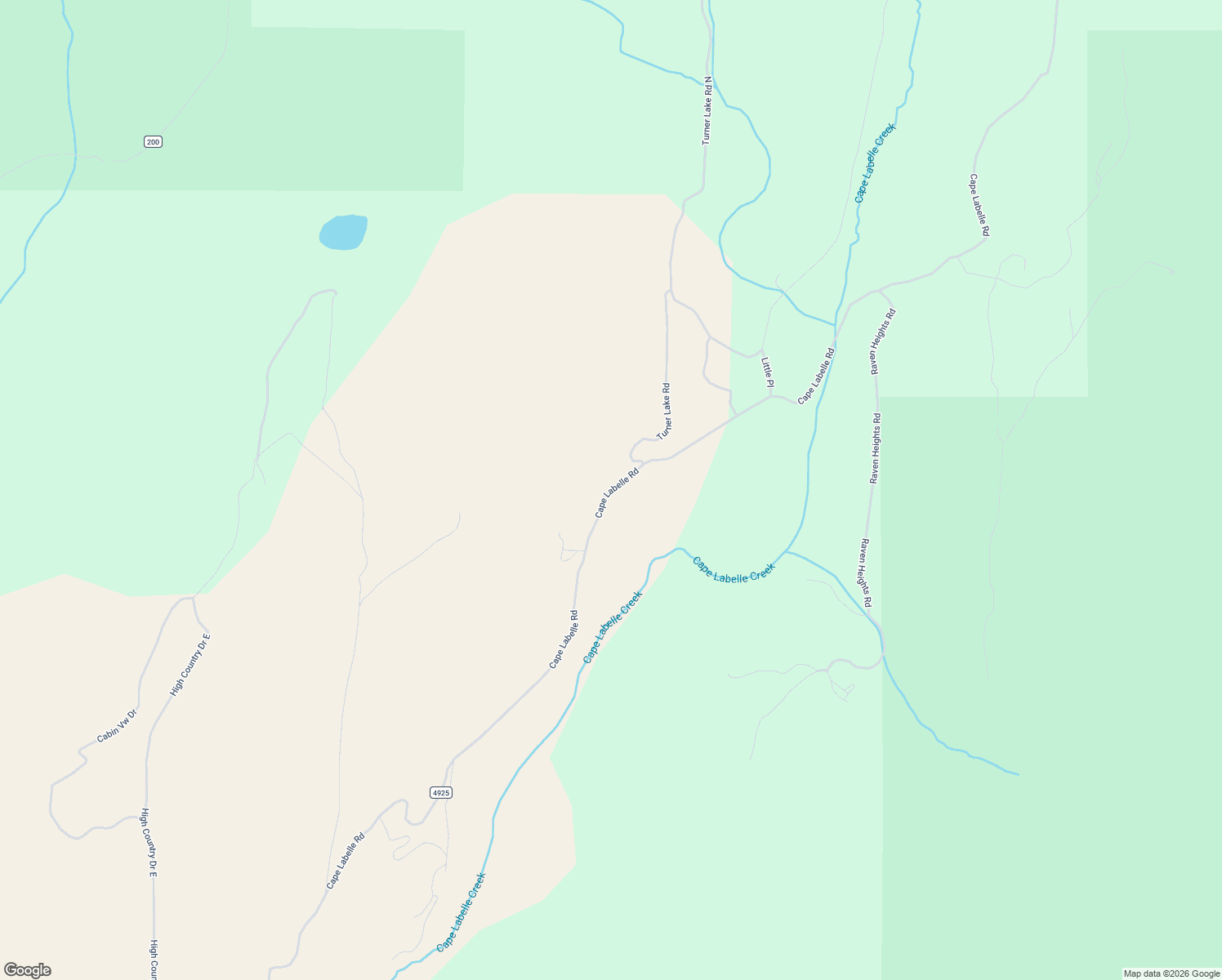 map of restaurants, bars, coffee shops, grocery stores, and more near Cape Labelle Road in Okanogan County