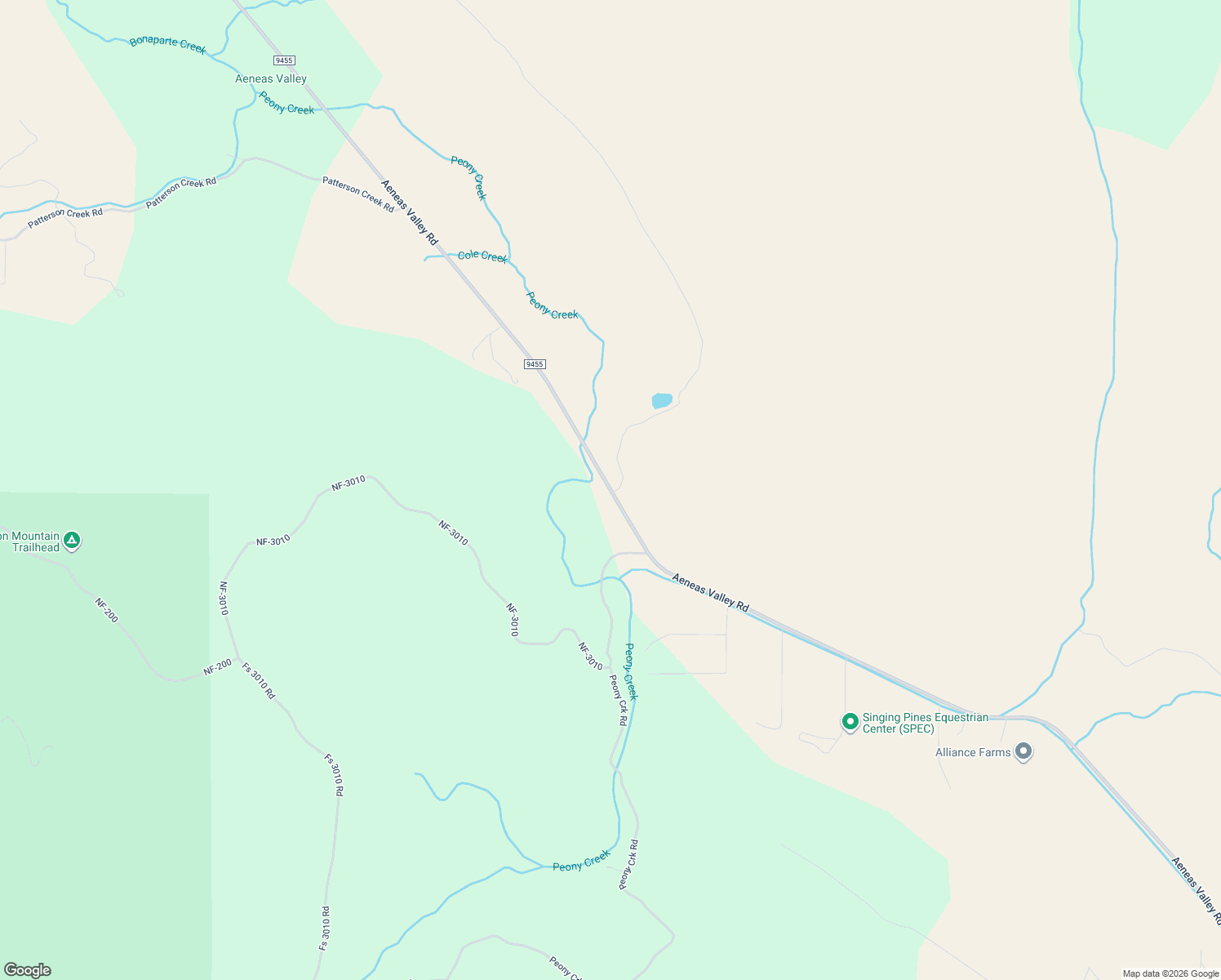 map of restaurants, bars, coffee shops, grocery stores, and more near 176 Aeneas Valley Road in Tonasket