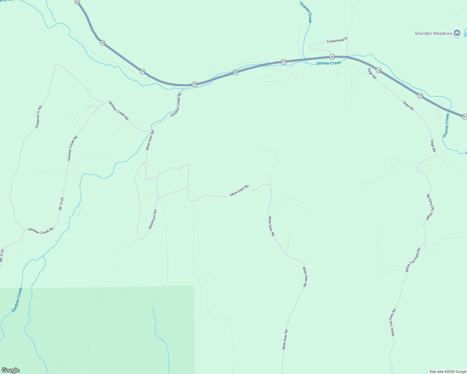 map of restaurants, bars, coffee shops, grocery stores, and more near 217 Mule Deer Road in Republic