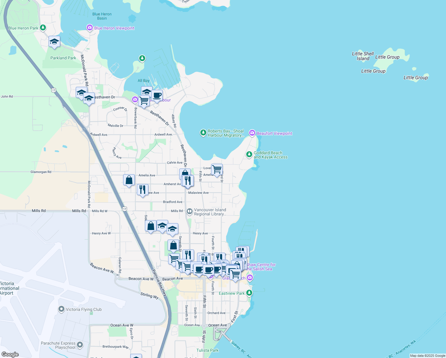 10185 3 Street, Sidney BC Walk Score