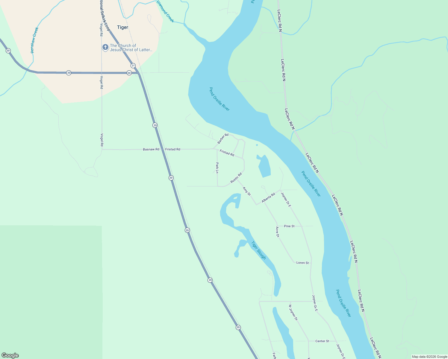 map of restaurants, bars, coffee shops, grocery stores, and more near 238 Rustic Road in Cusick