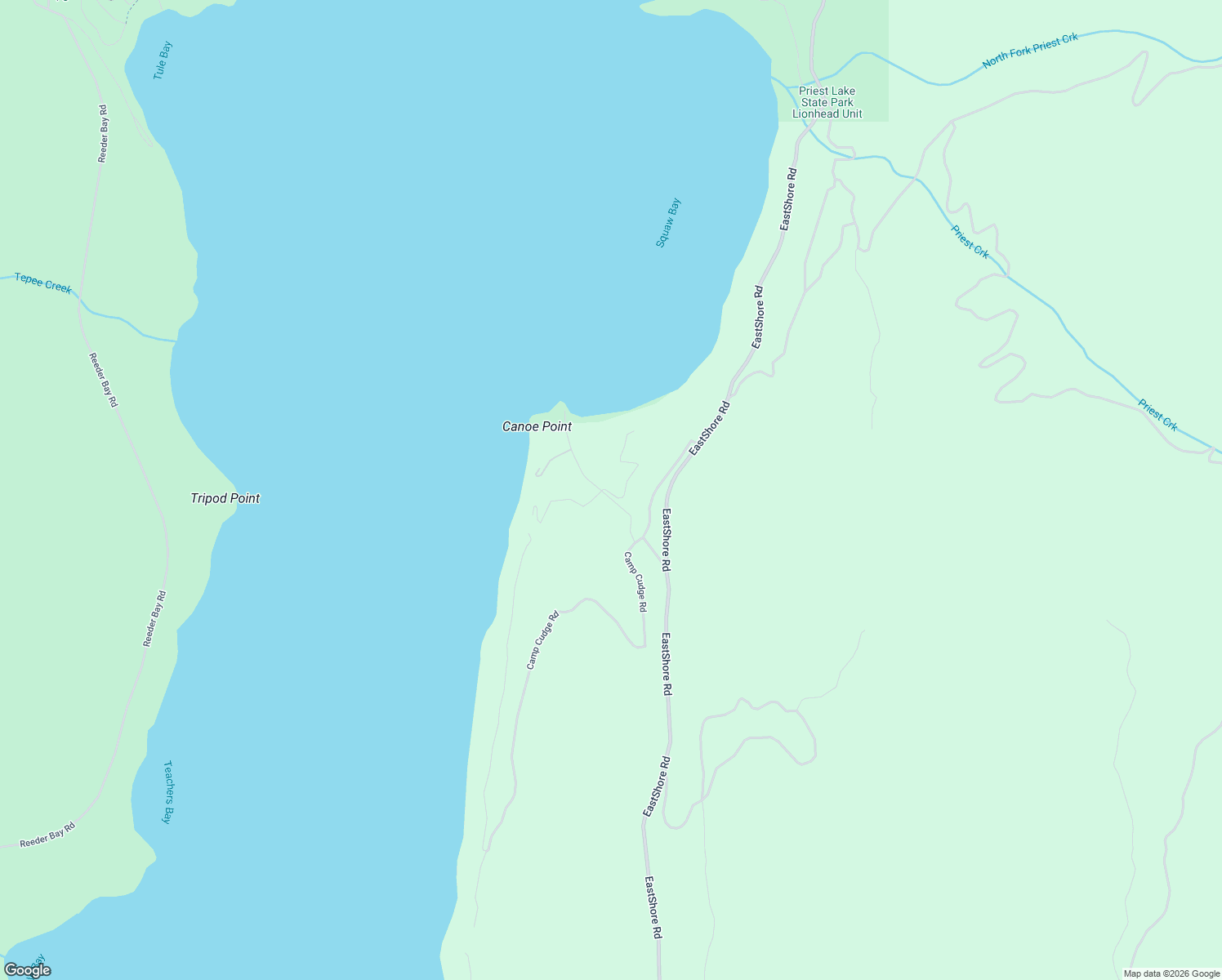 map of restaurants, bars, coffee shops, grocery stores, and more near 278 Canoe Point Road in Coolin