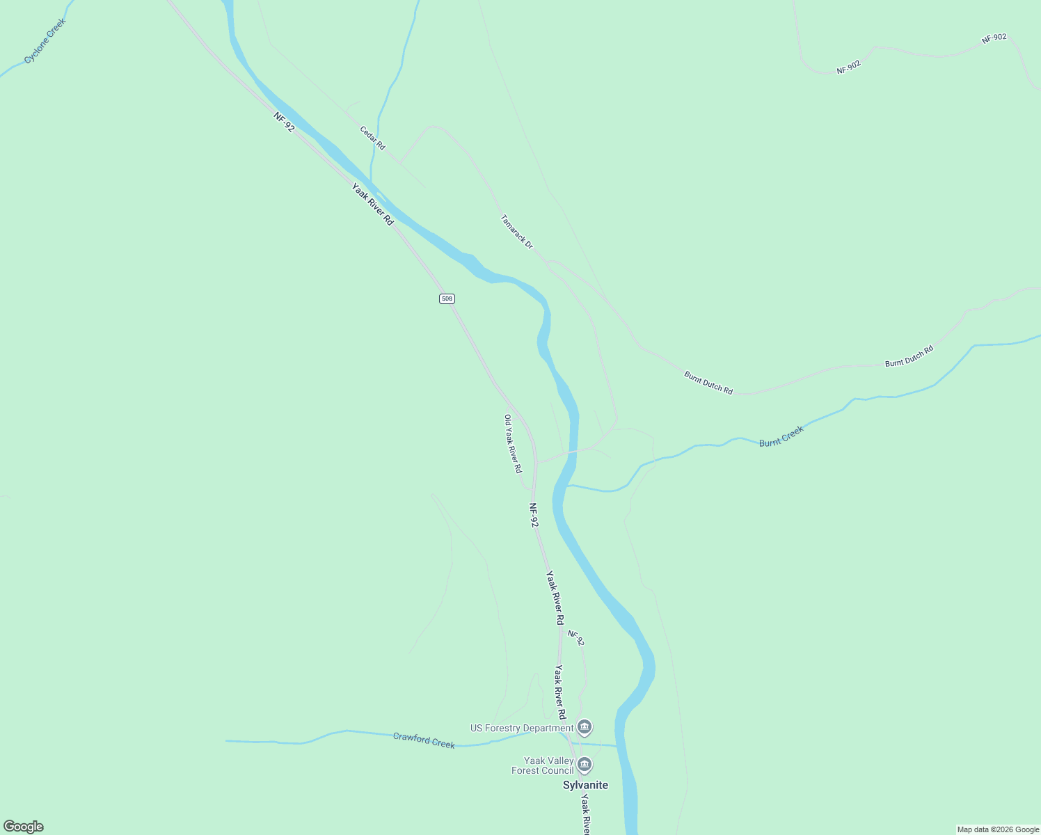 map of restaurants, bars, coffee shops, grocery stores, and more near 12824 National Forest Development Road 92 in Troy