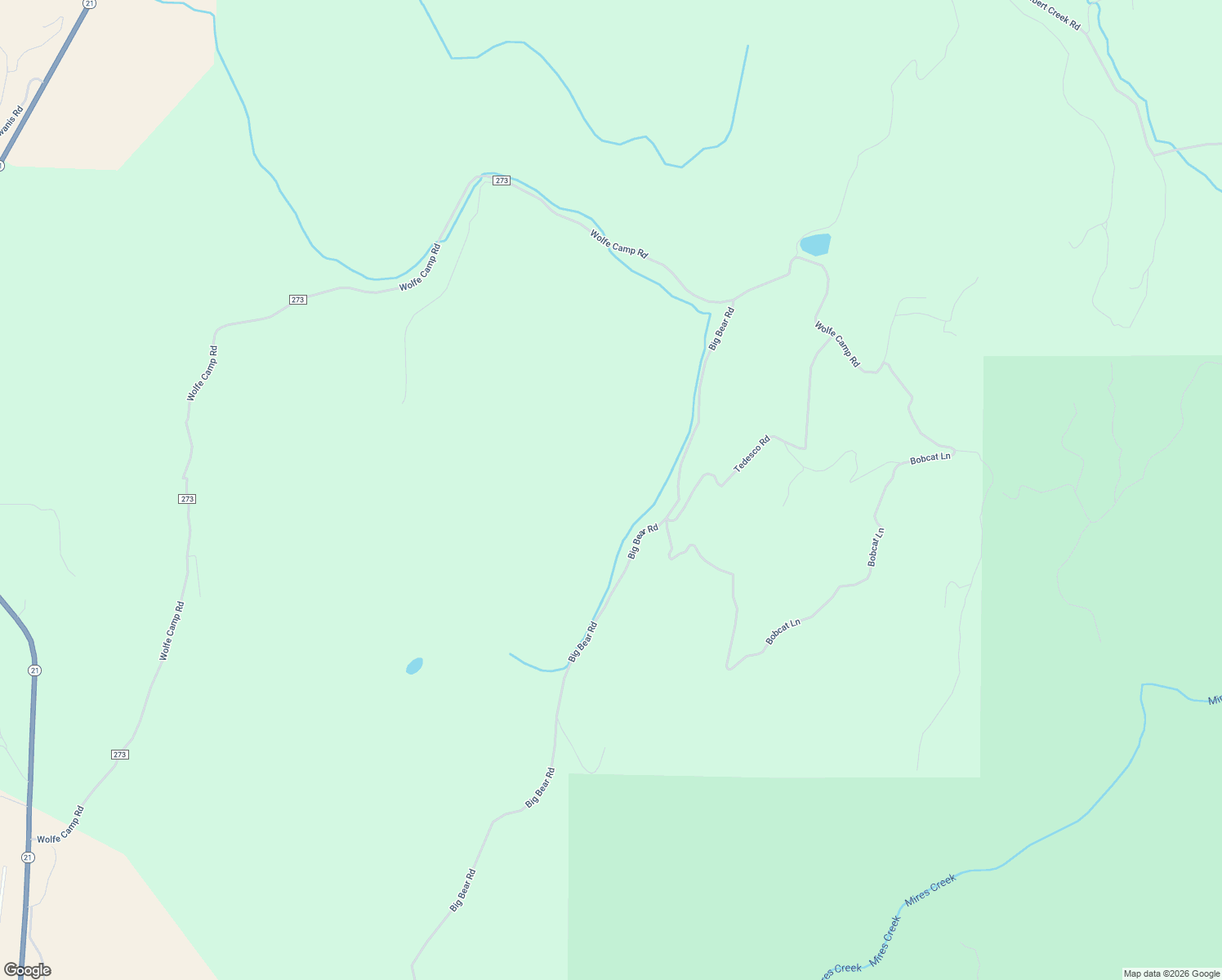 map of restaurants, bars, coffee shops, grocery stores, and more near Big Bear Rd in Republic