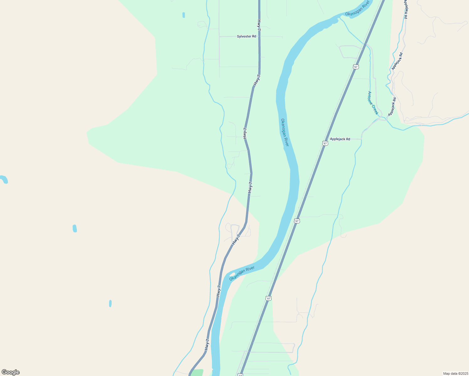 map of restaurants, bars, coffee shops, grocery stores, and more near 817 Highway 7 in Tonasket