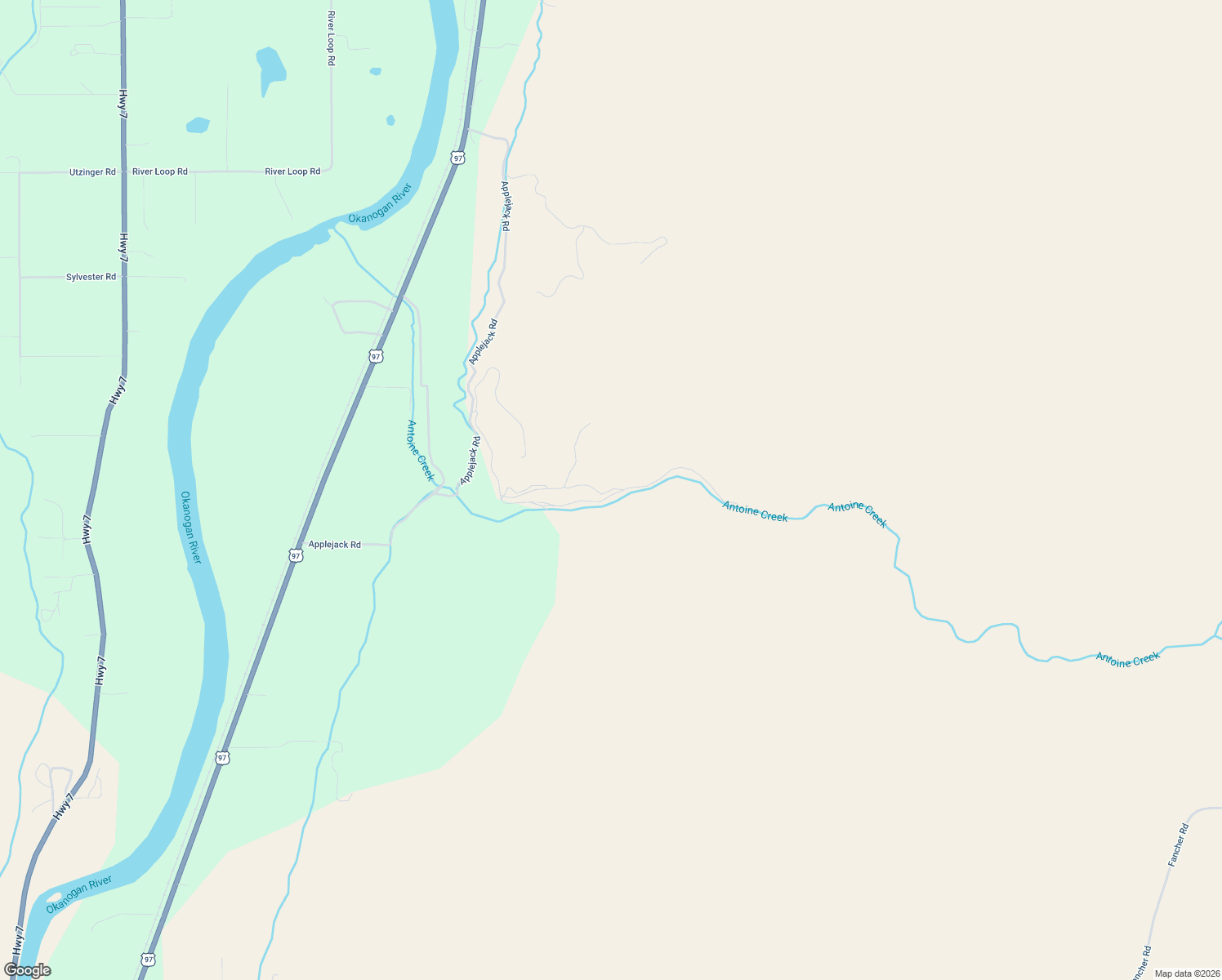 map of restaurants, bars, coffee shops, grocery stores, and more near Unnamed Road in Tonasket