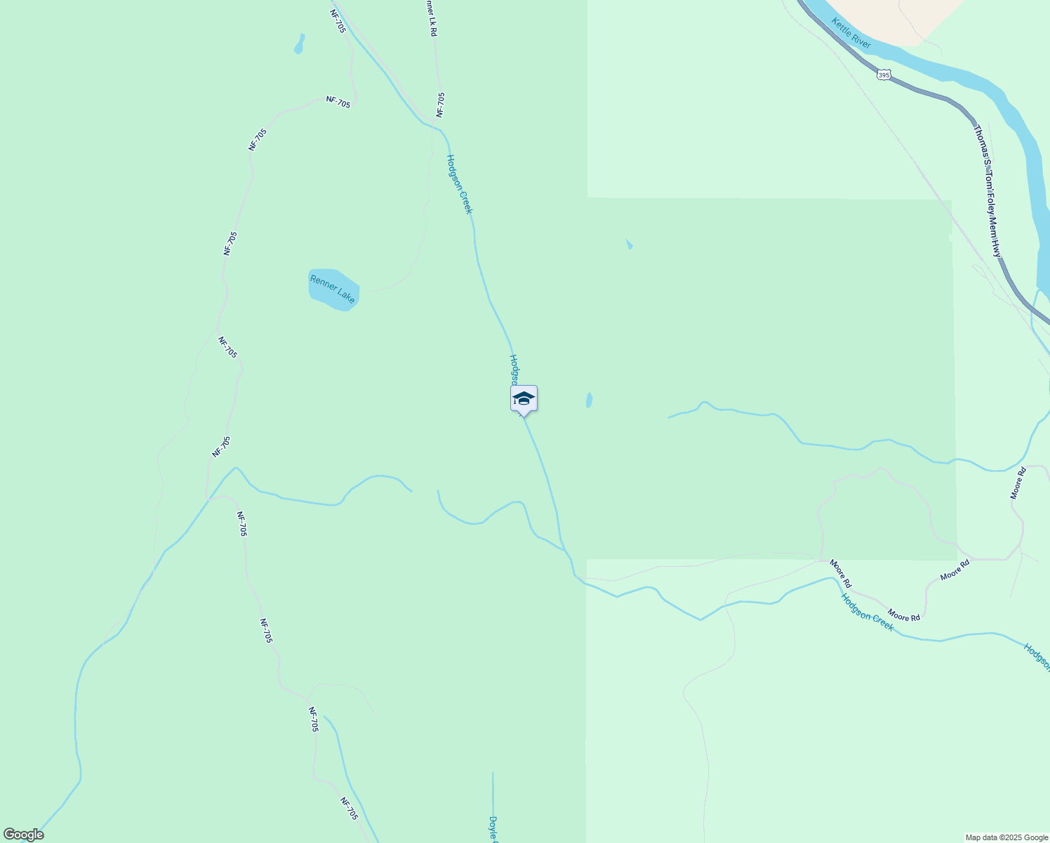 map of restaurants, bars, coffee shops, grocery stores, and more near in Kettle Falls
