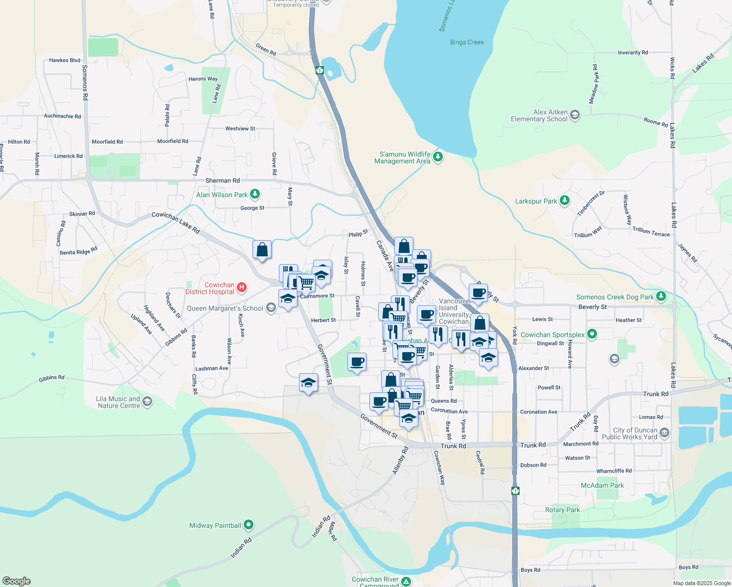 263 Cairnsmore Street, Duncan BC Walk Score