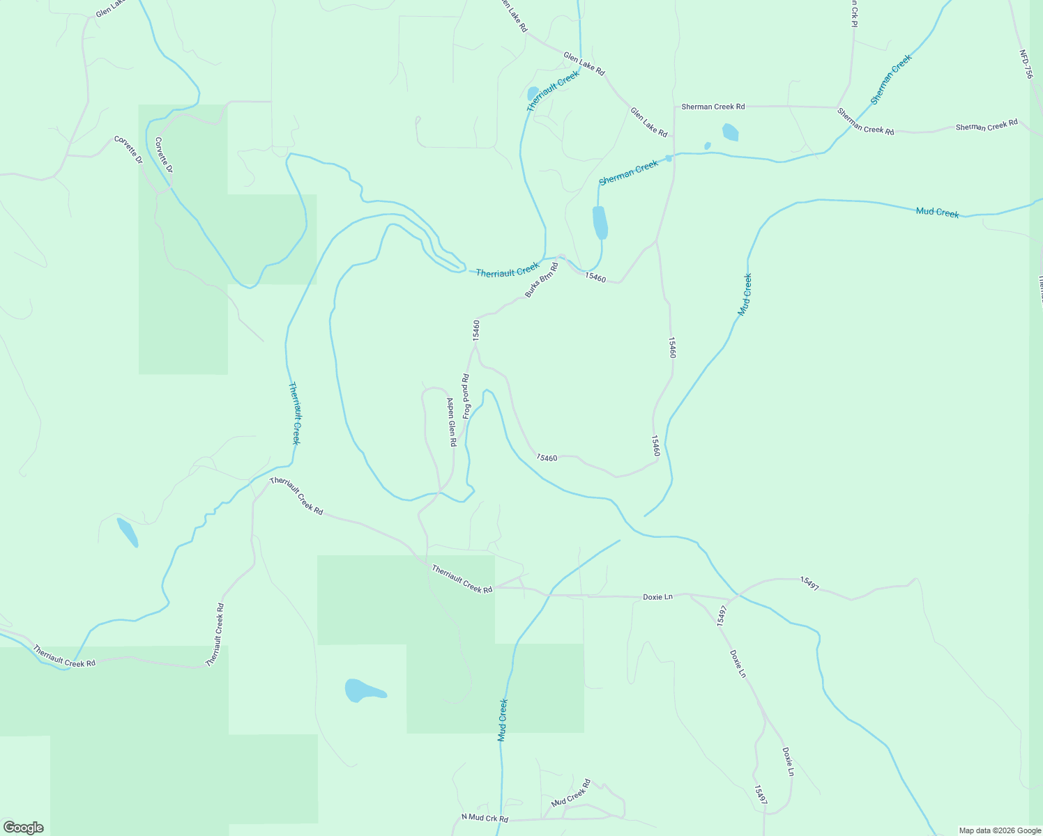 map of restaurants, bars, coffee shops, grocery stores, and more near Unnamed Road in Eureka