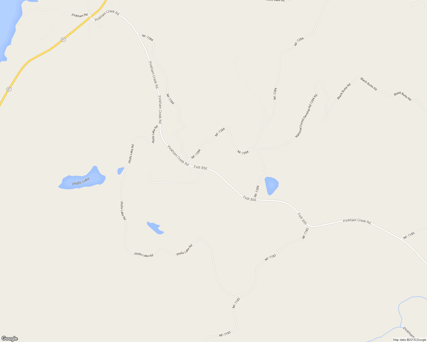 map of restaurants, bars, coffee shops, grocery stores, and more near Pinkham Creek Road in Rexford