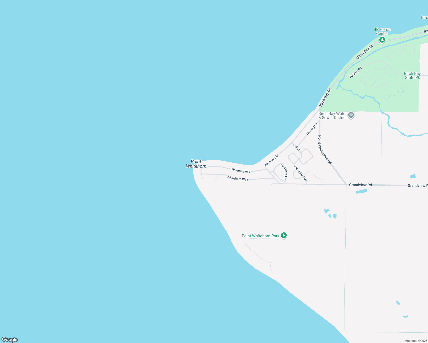 map of restaurants, bars, coffee shops, grocery stores, and more near 5660 Whitehorn Way in Blaine