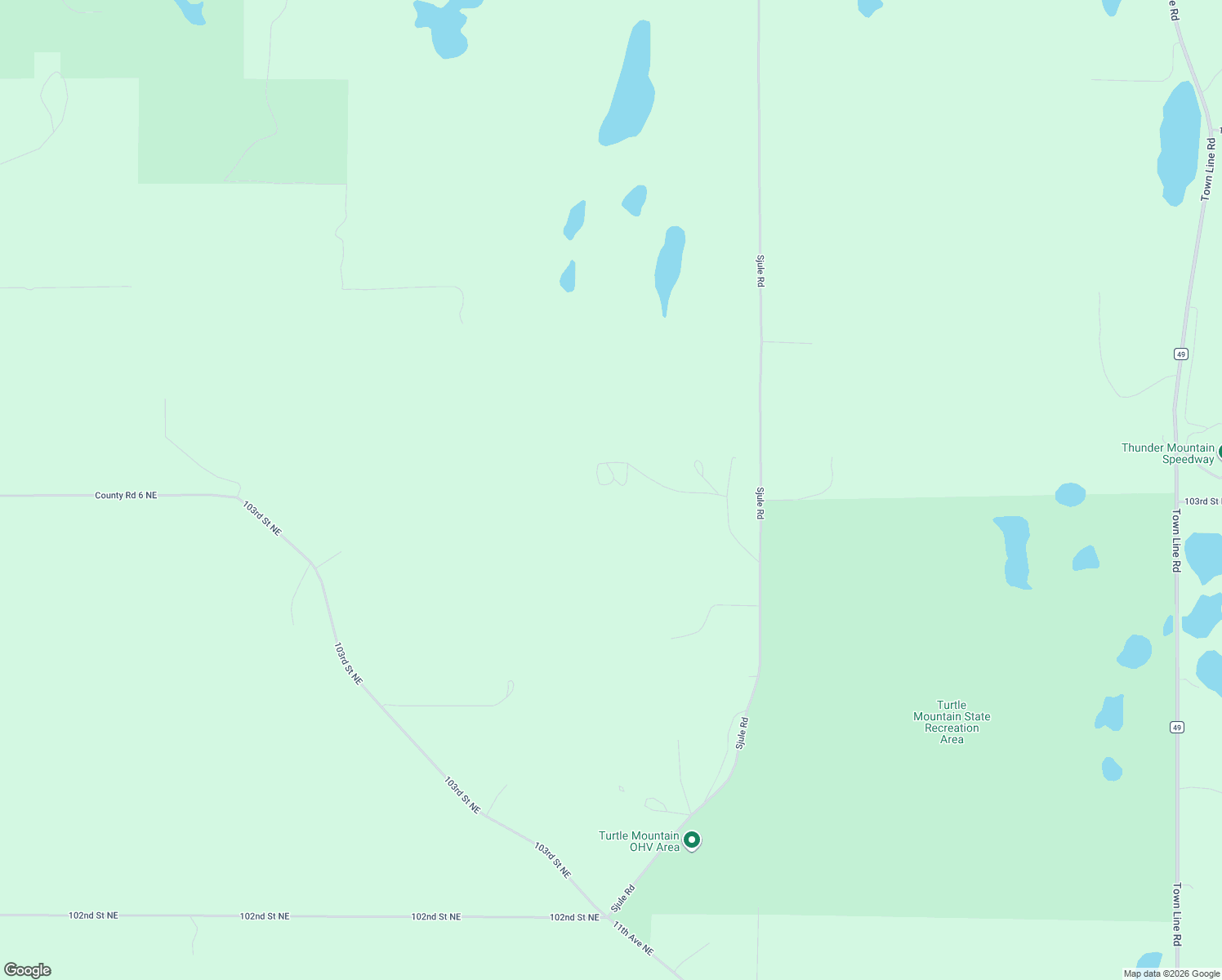 map of restaurants, bars, coffee shops, grocery stores, and more near Unnamed Road in Bottineau