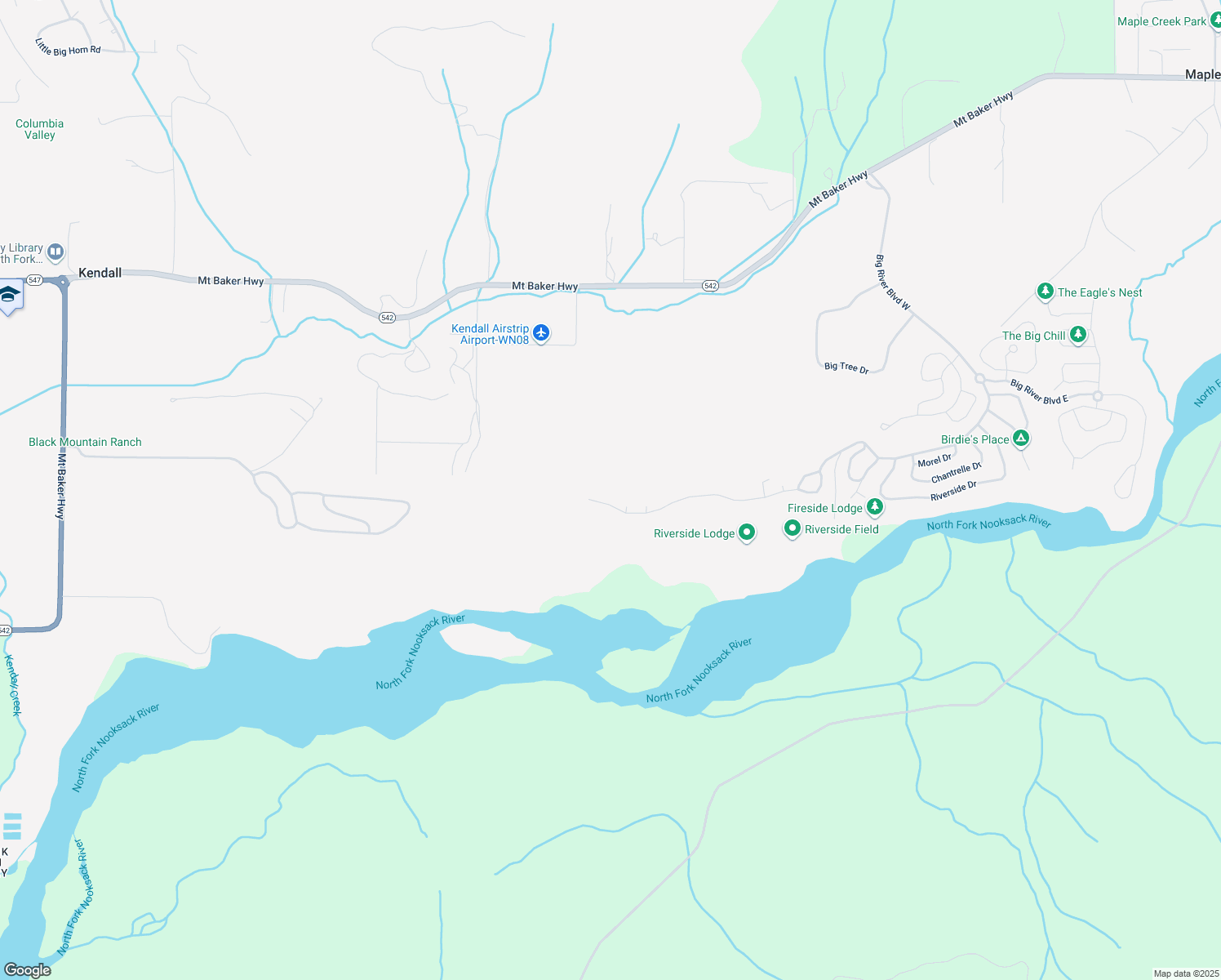 map of restaurants, bars, coffee shops, grocery stores, and more near Big River Boulevard West in Deming