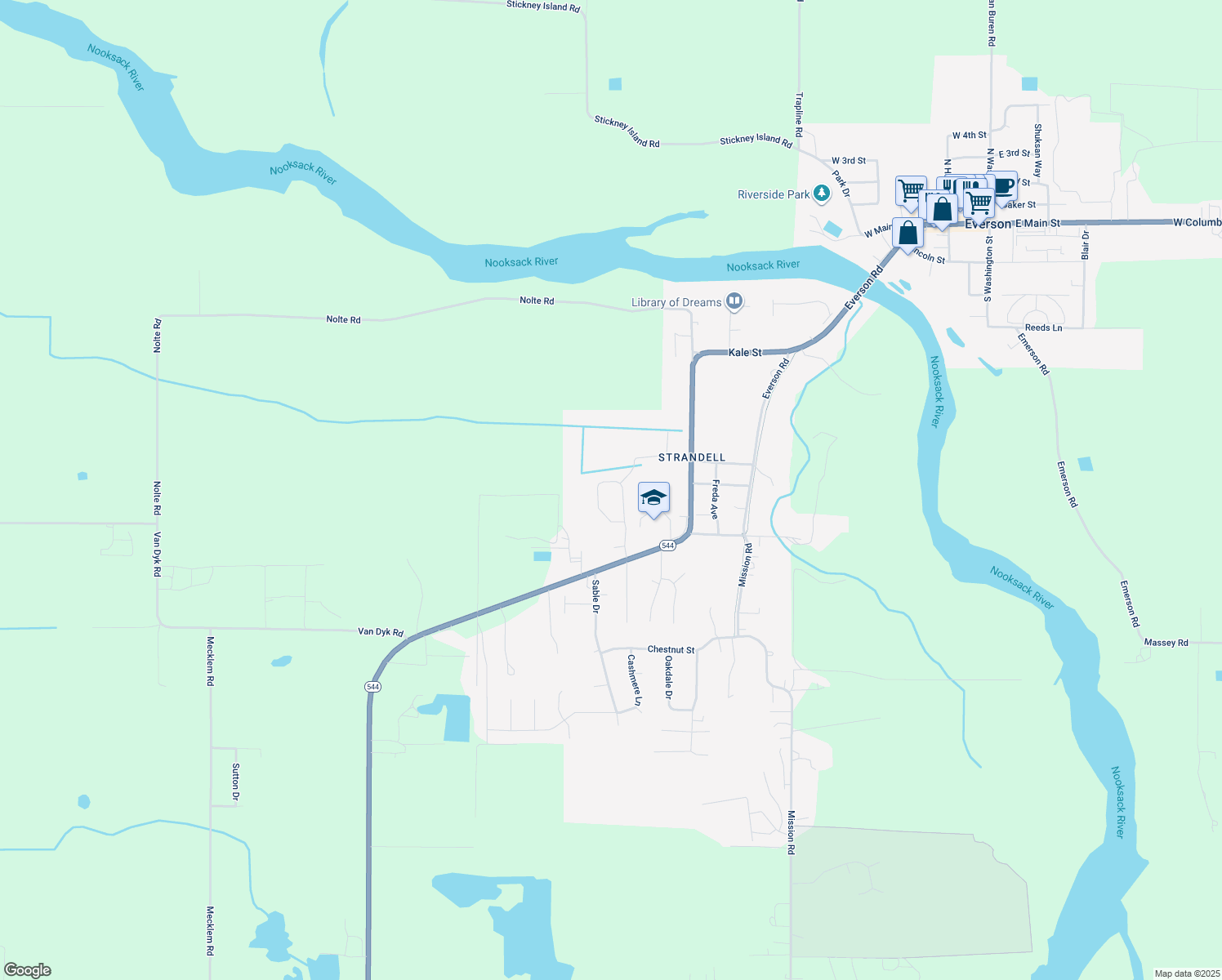 1011 Ridge Lane, Everson WA Walk Score