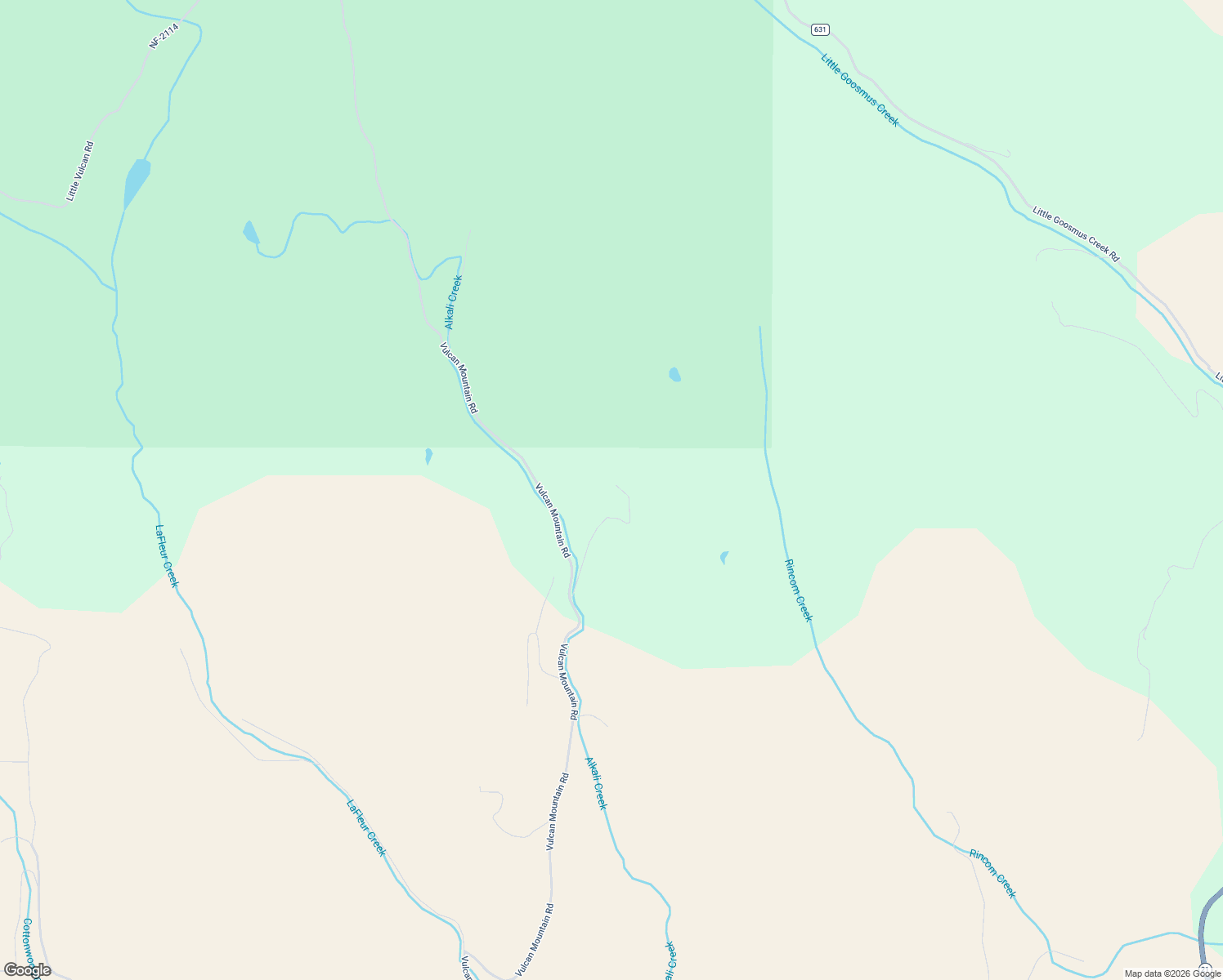 map of restaurants, bars, coffee shops, grocery stores, and more near 354 Vulcan Mountain Road in Curlew