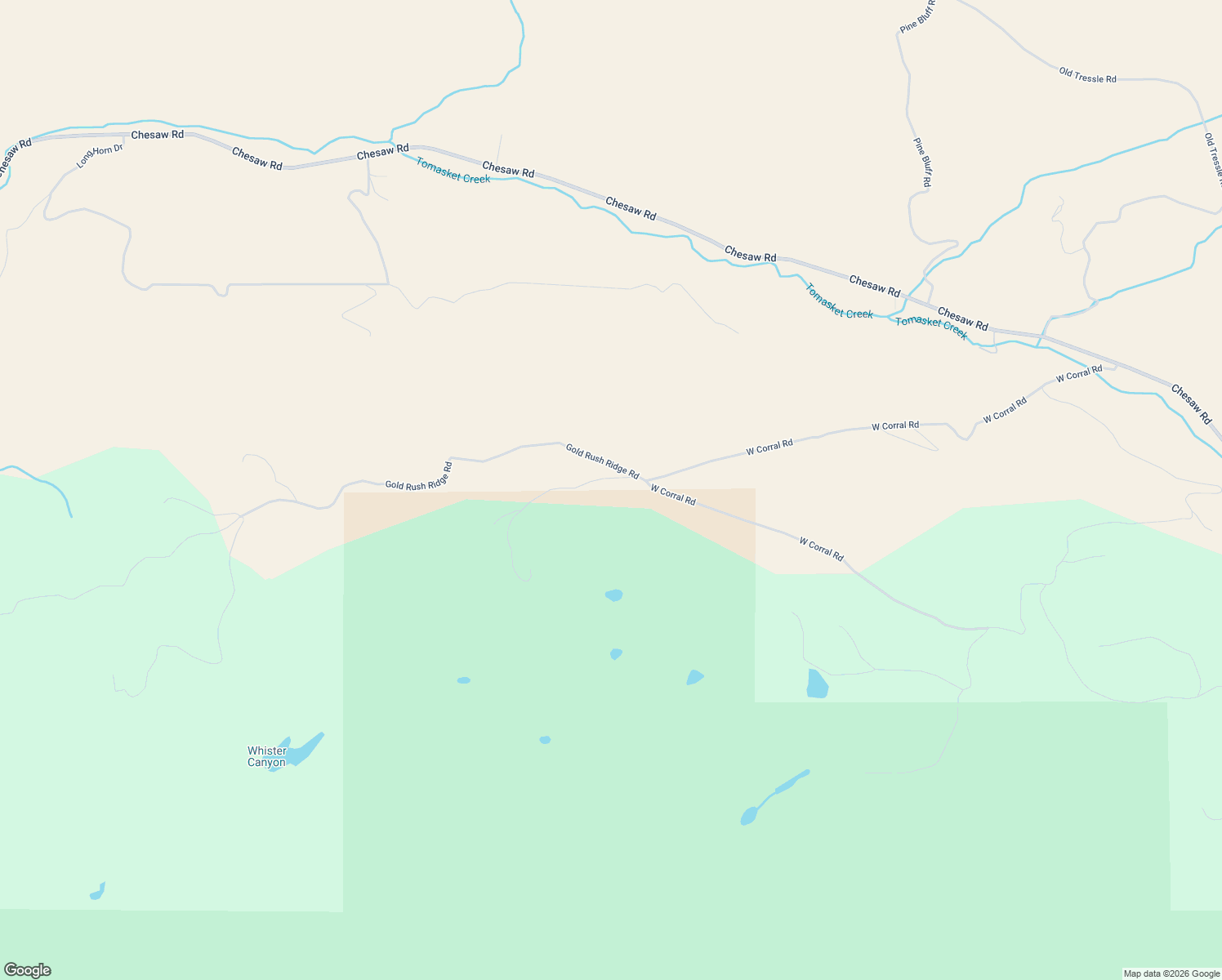 map of restaurants, bars, coffee shops, grocery stores, and more near West Corral Road in Oroville