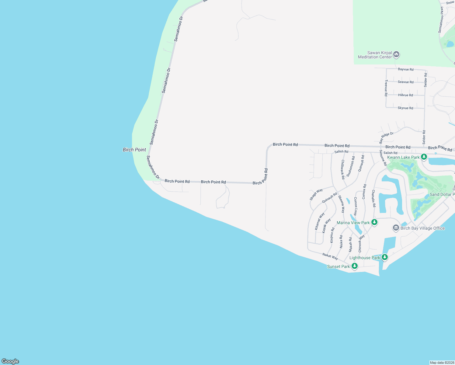 map of restaurants, bars, coffee shops, grocery stores, and more near 6014 Birch Point Rd in Blaine