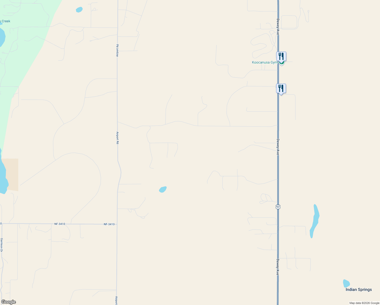 map of restaurants, bars, coffee shops, grocery stores, and more near 633 Schatzel Road in Eureka