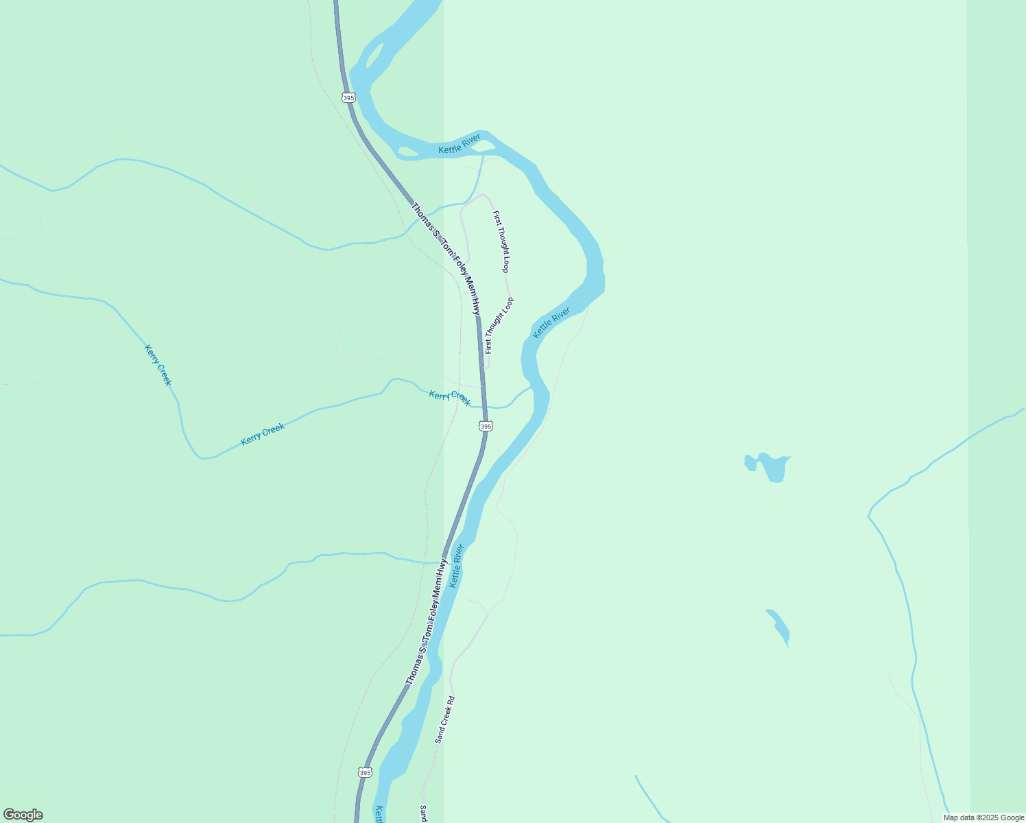 map of restaurants, bars, coffee shops, grocery stores, and more near 26706 U.S. 395 in Kettle Falls