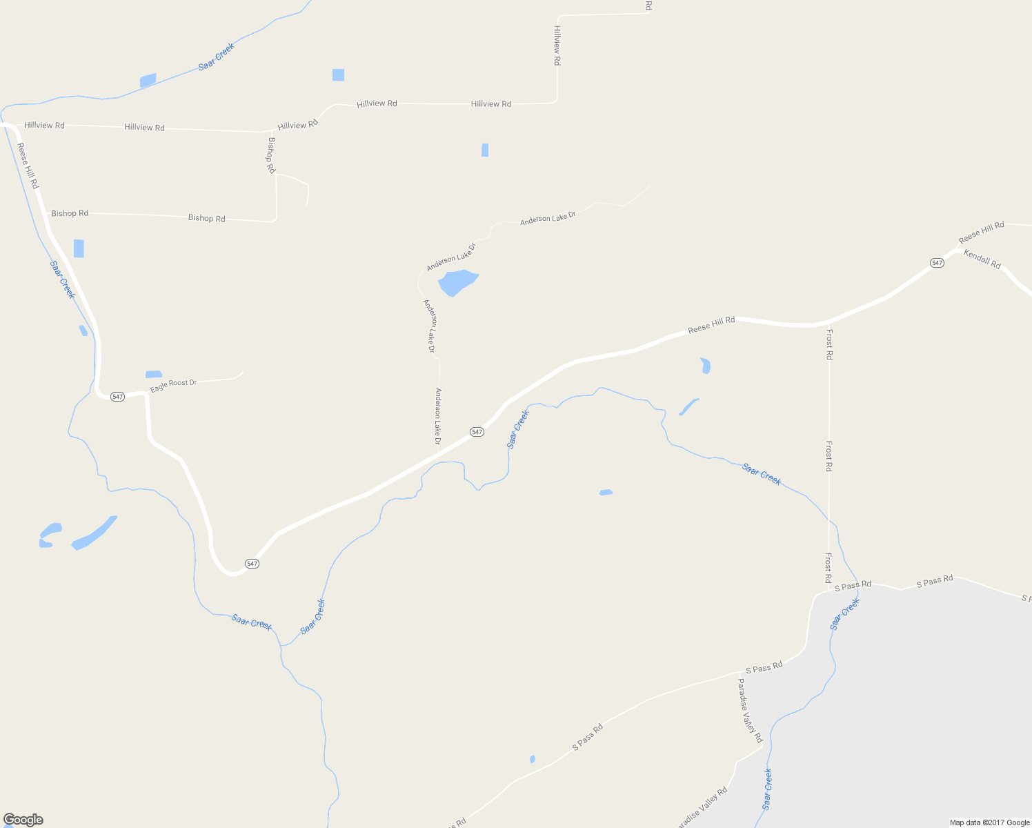 map of restaurants, bars, coffee shops, grocery stores, and more near 5187 Reese Hill Road in Sumas