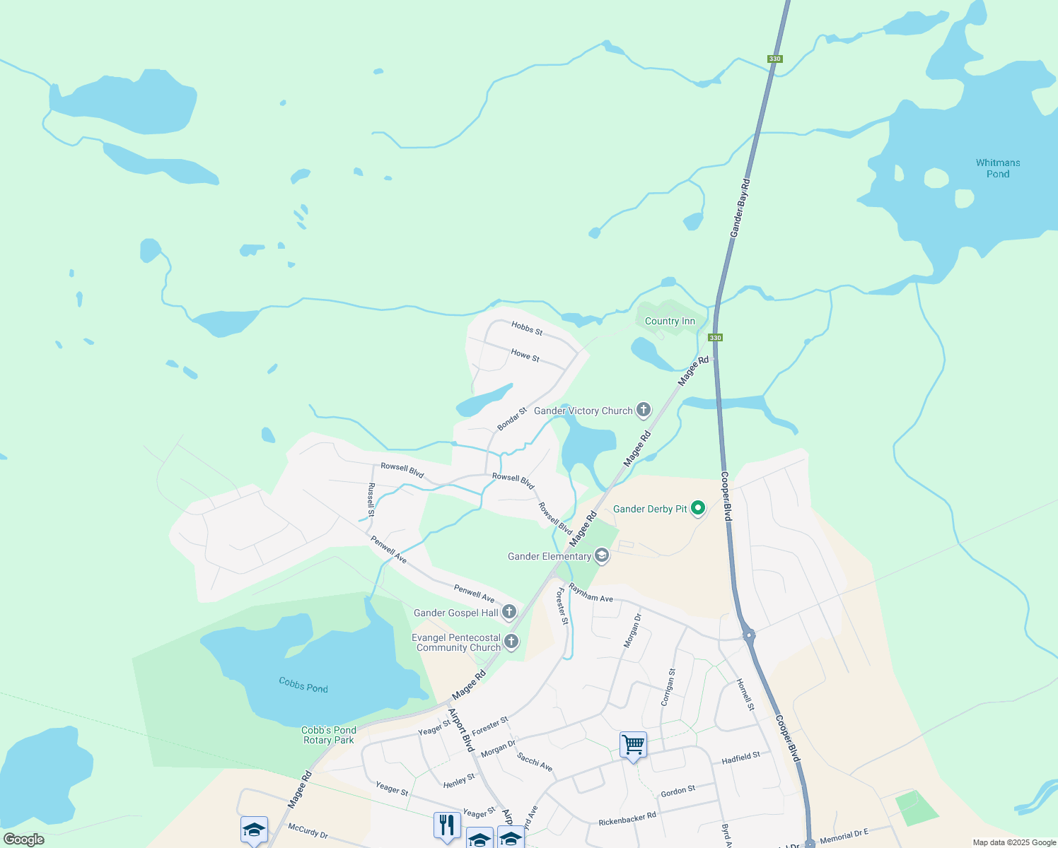 28 Bondar Street, Gander NL Walk Score