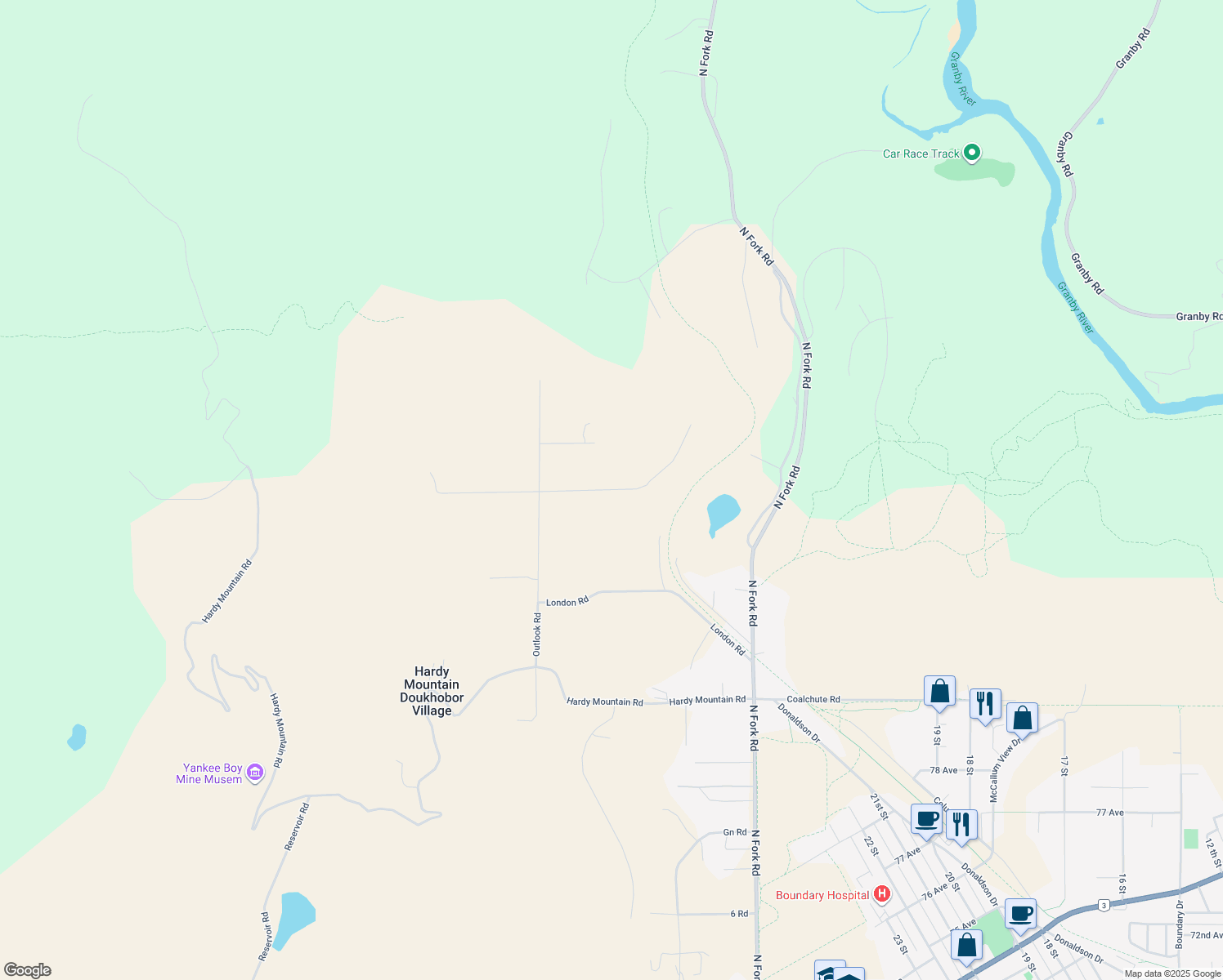 Panorama Drive, Grand Forks BC Walk Score