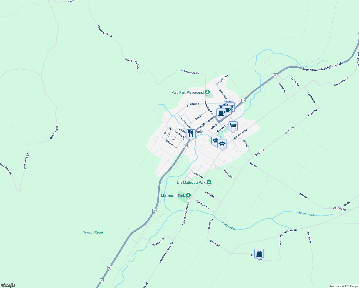 1839 1 Street, Fruitvale BC Walk Score