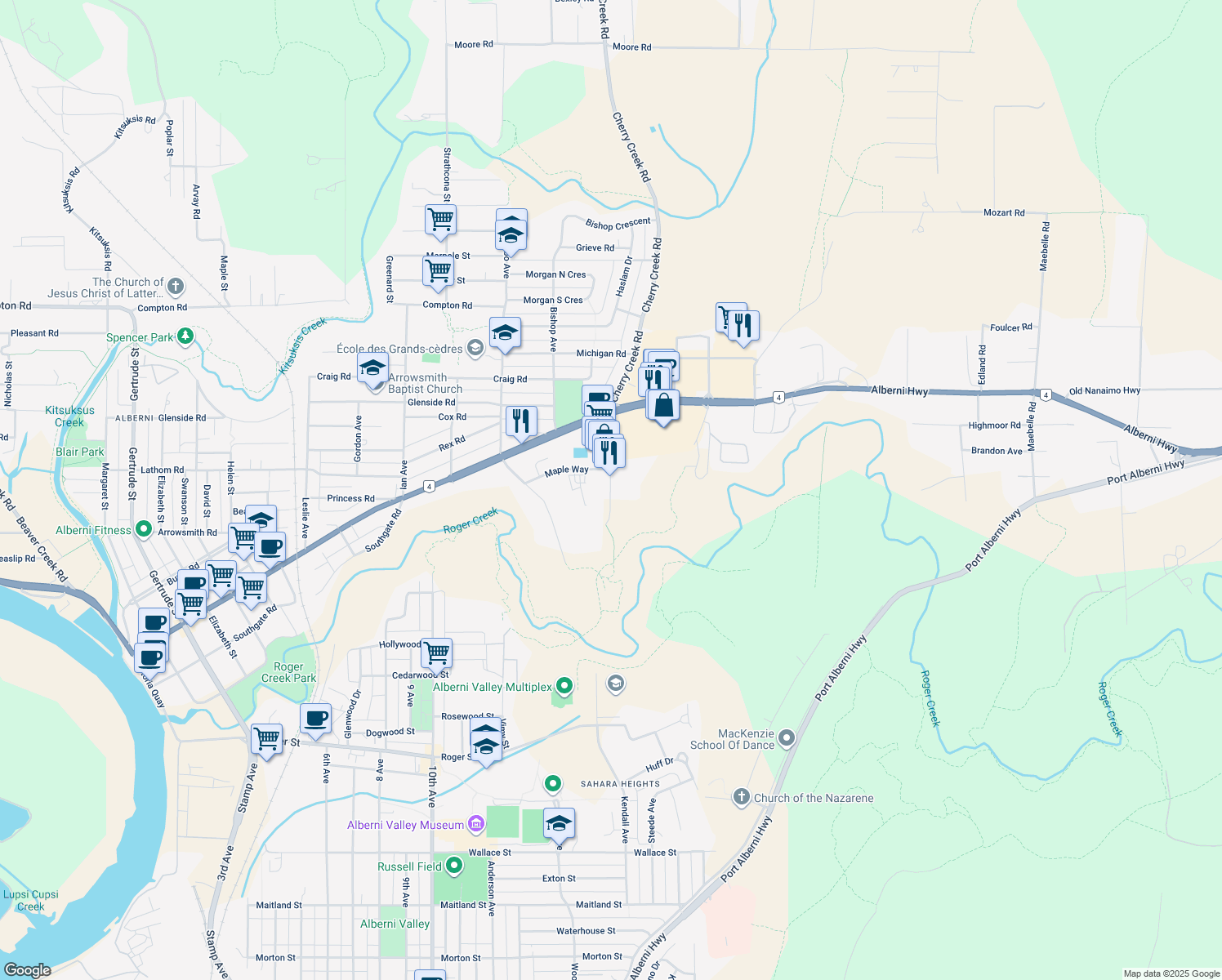 4905 Cherry Creek Road, Port Alberni BC Walk Score