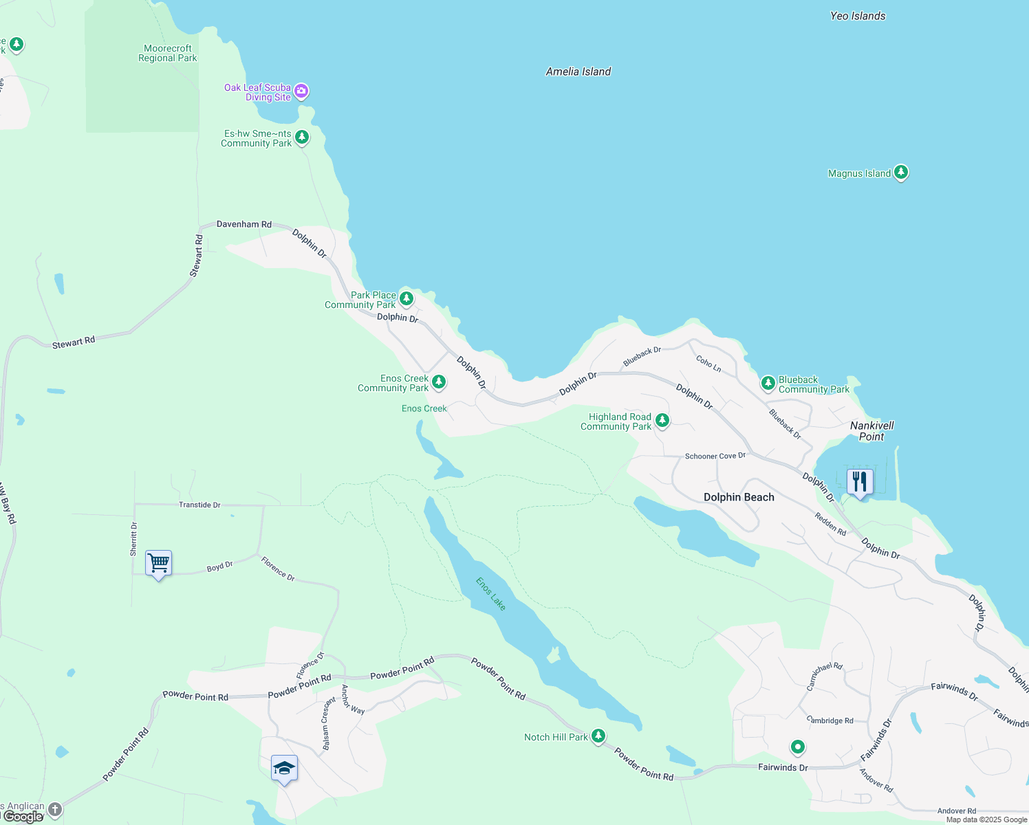 3132 Dolphin Drive, Nanoose Bay BC Walk Score