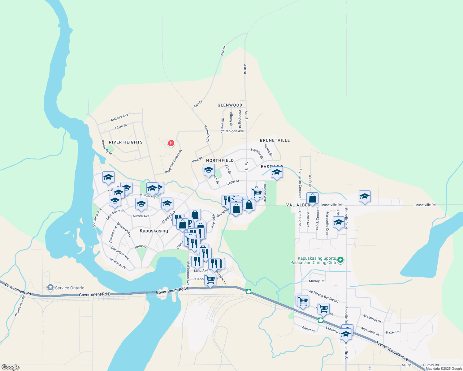 34 Cedar Street, Kapuskasing ON Walk Score