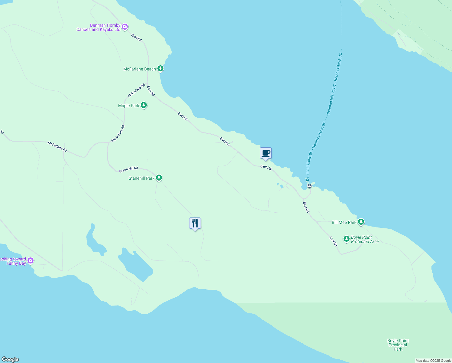 Thomas Road, Denman Island BC Walk Score