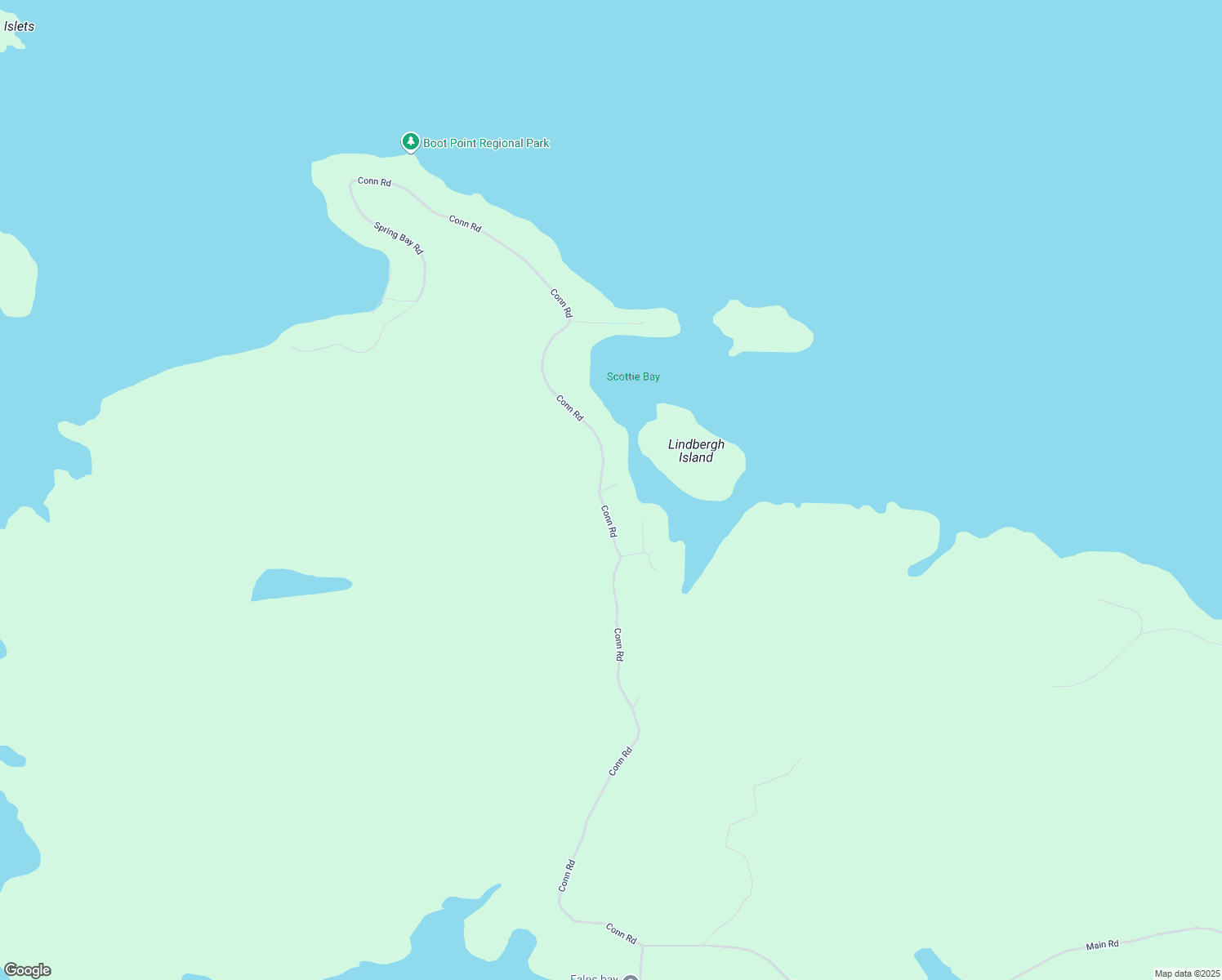 map of restaurants, bars, coffee shops, grocery stores, and more near Spring Bay Road in Lasqueti Island