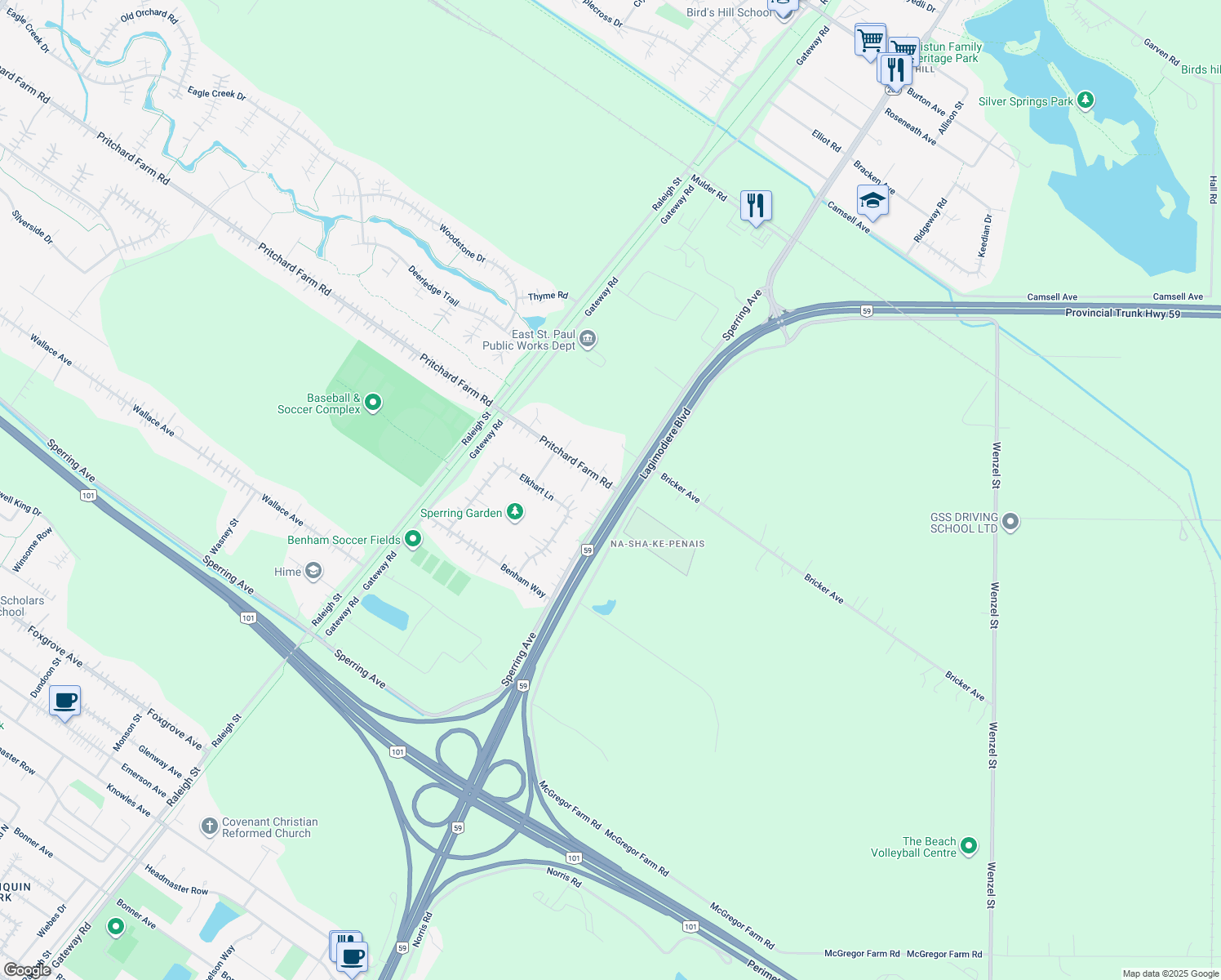 954 Pritchard Farm Road, East Saint Paul MB Walk Score