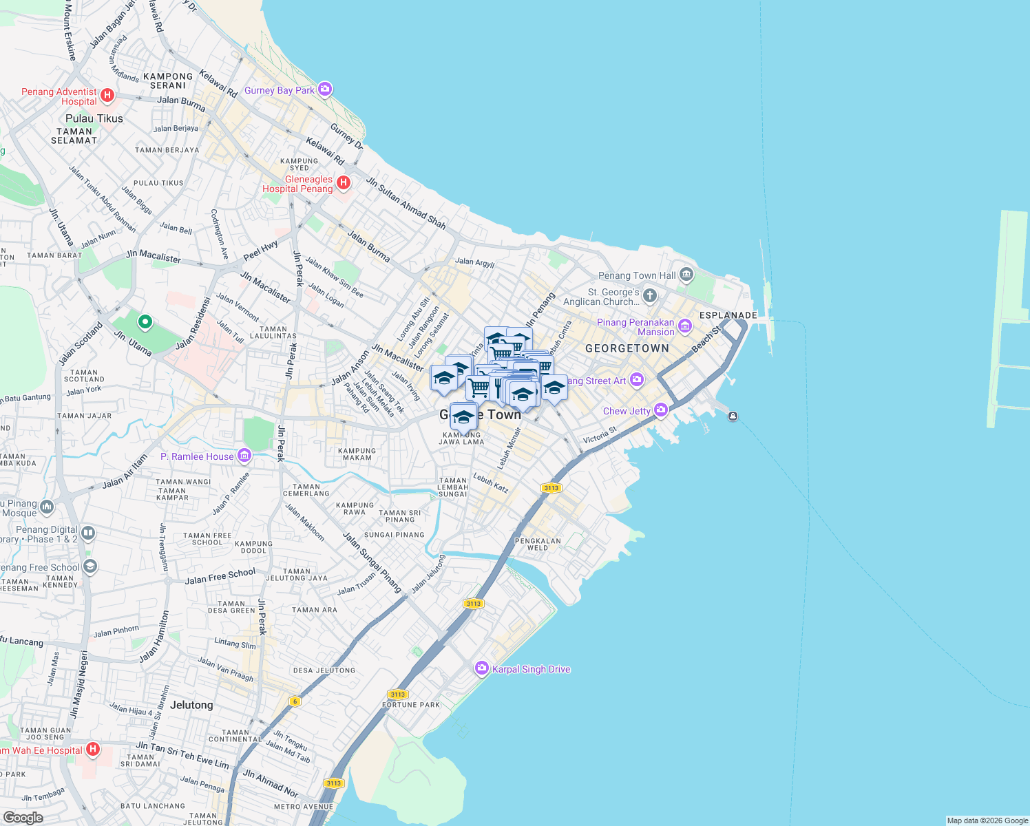 163 Jalan Magazine, George Town Penang - Walk Score