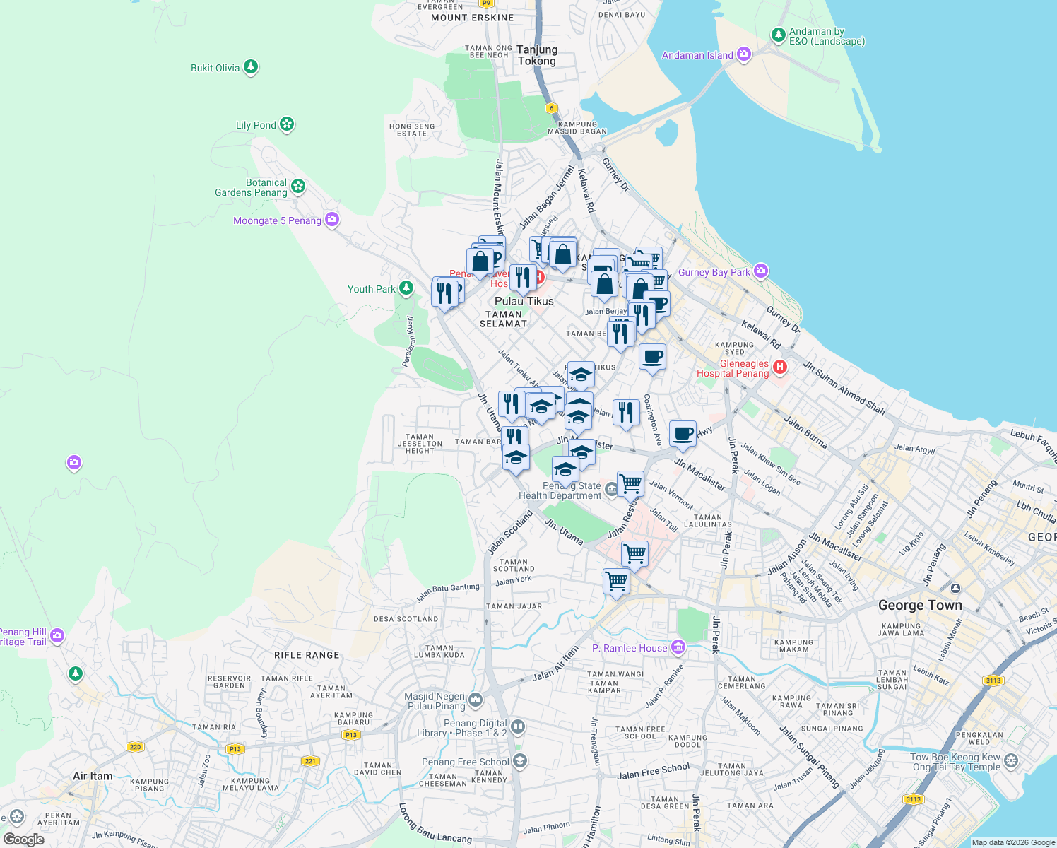 Jalan Nunn, George Town Penang - Walk Score