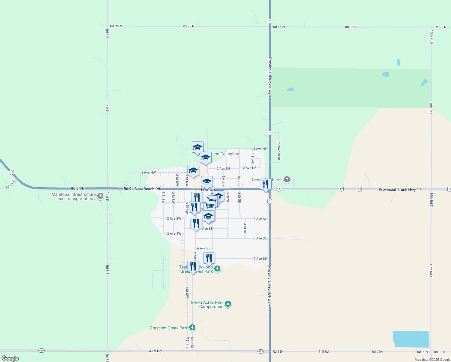 26 2 Street Northeast, Teulon MB Walk Score