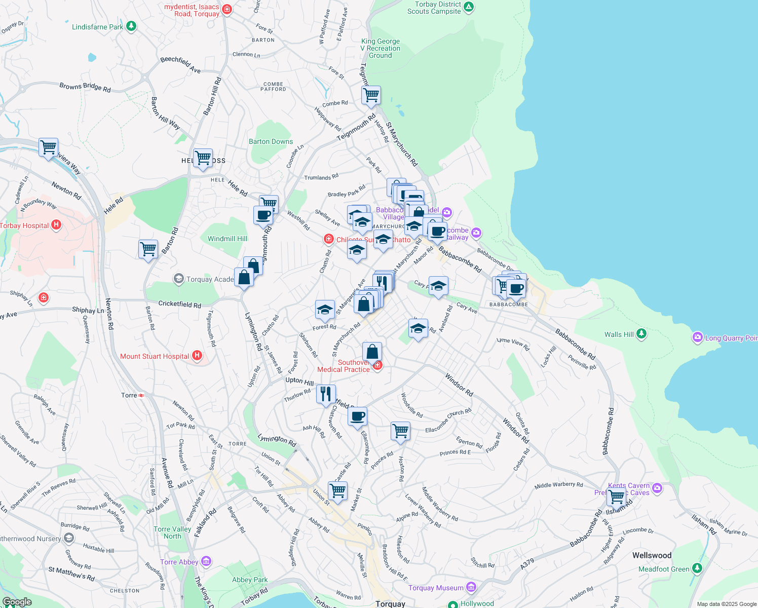 Saint Marychurch Road, Torbay England Walk Score