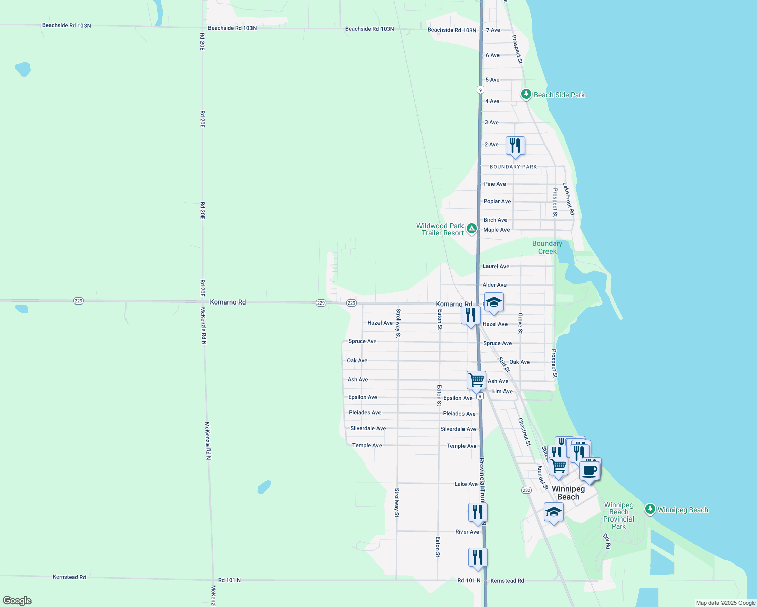 778 Komarno Road, Winnipeg Beach MB Walk Score