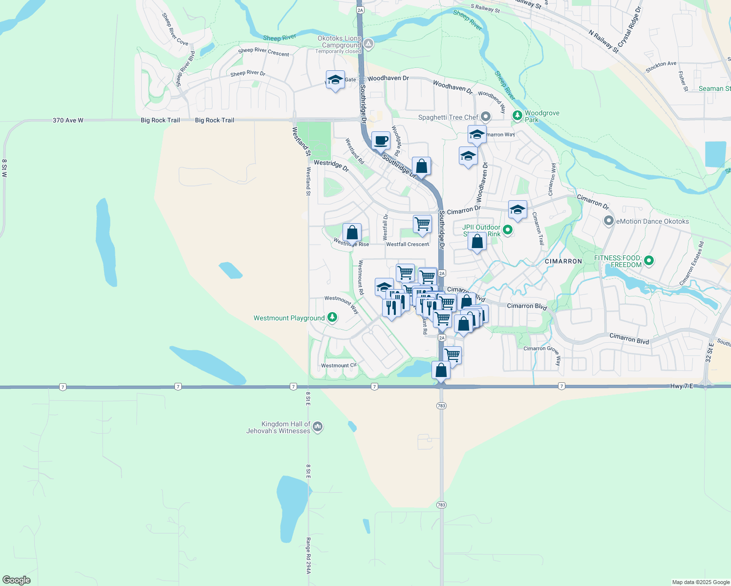 108 Westmount Road, Okotoks AB Walk Score