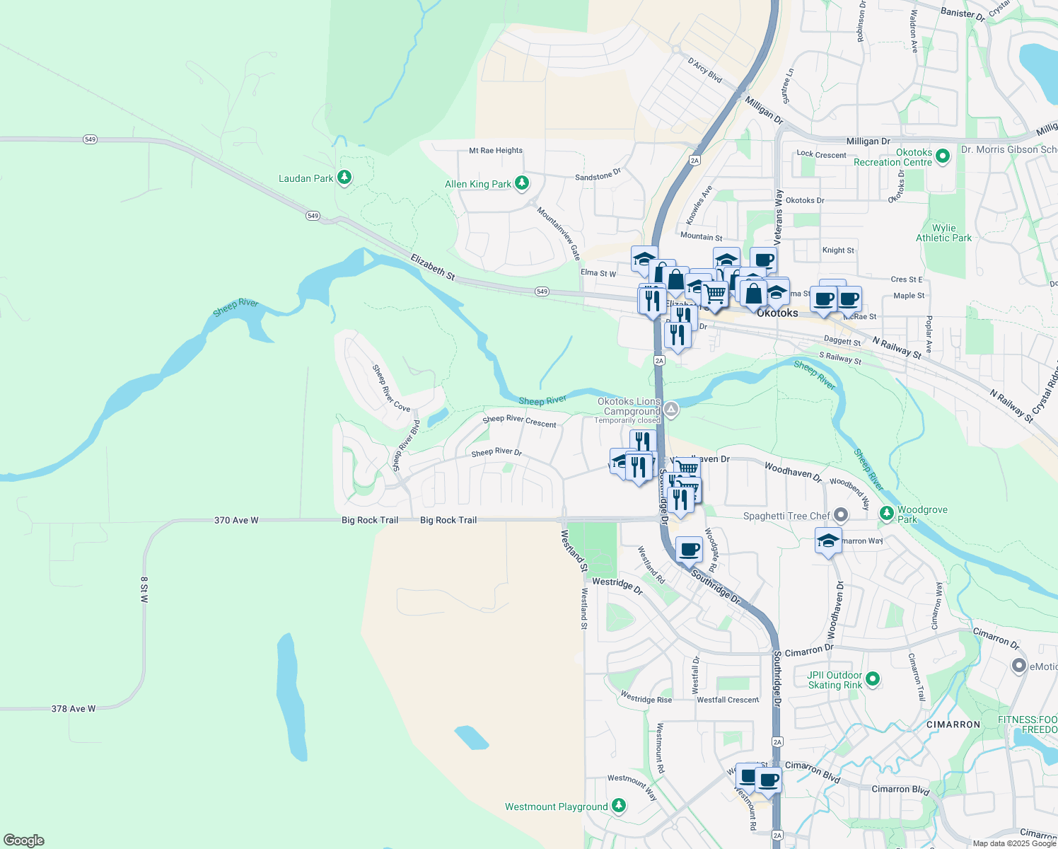 129 Main Street Northwest, Turner Valley AB Walk Score