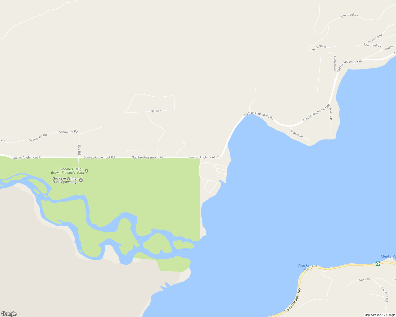map of restaurants, bars, coffee shops, grocery stores, and more near 572 Squilax-Anglemont Road in Columbia-Shuswap
