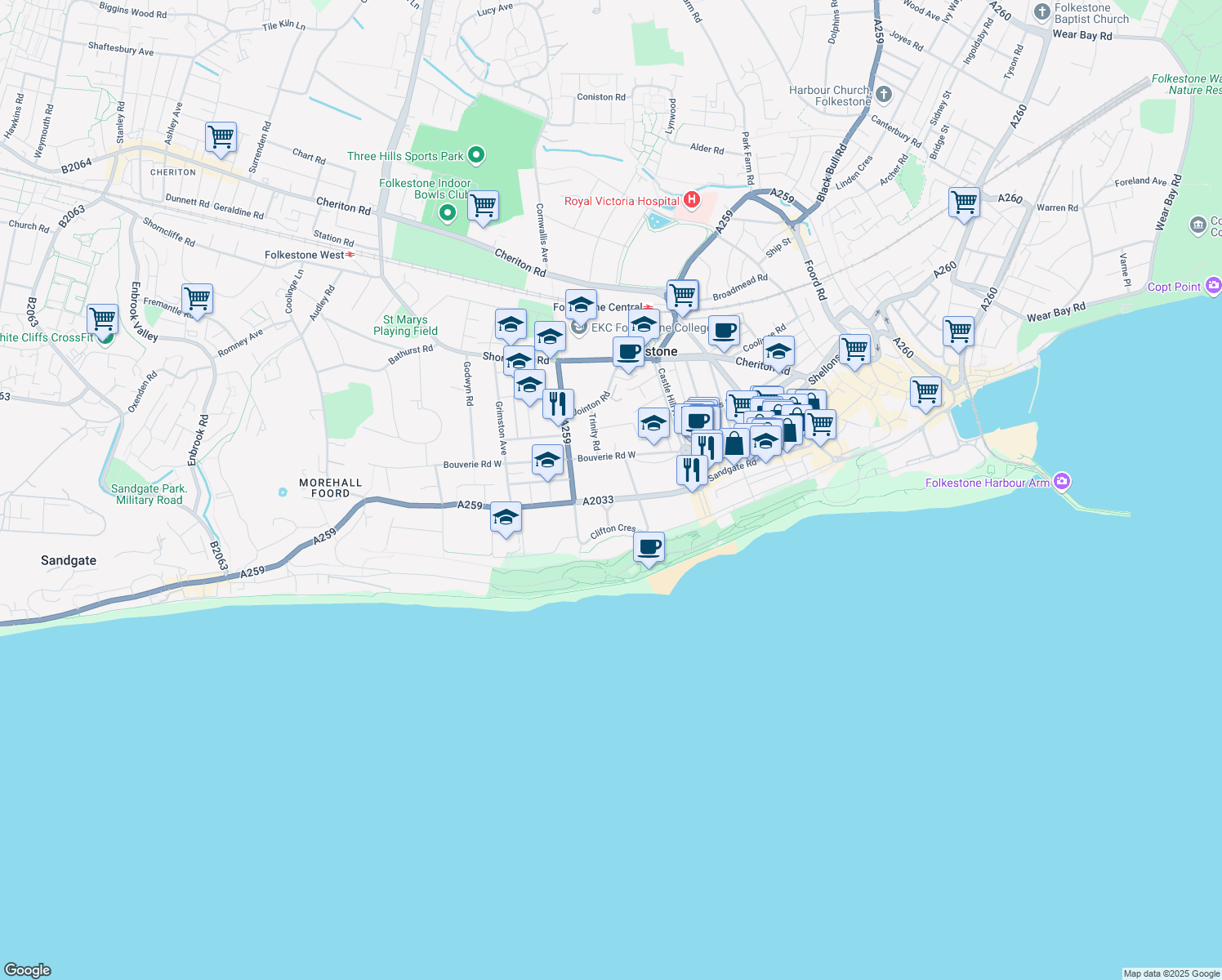 Sandgate Road, Kent England Walk Score