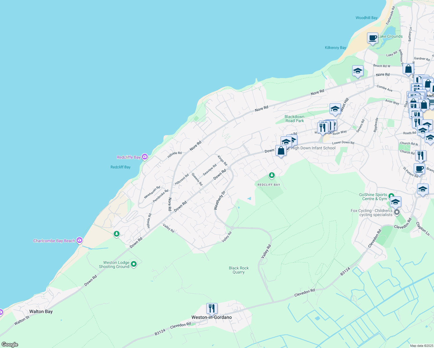 Down Road, Portishead England Walk Score