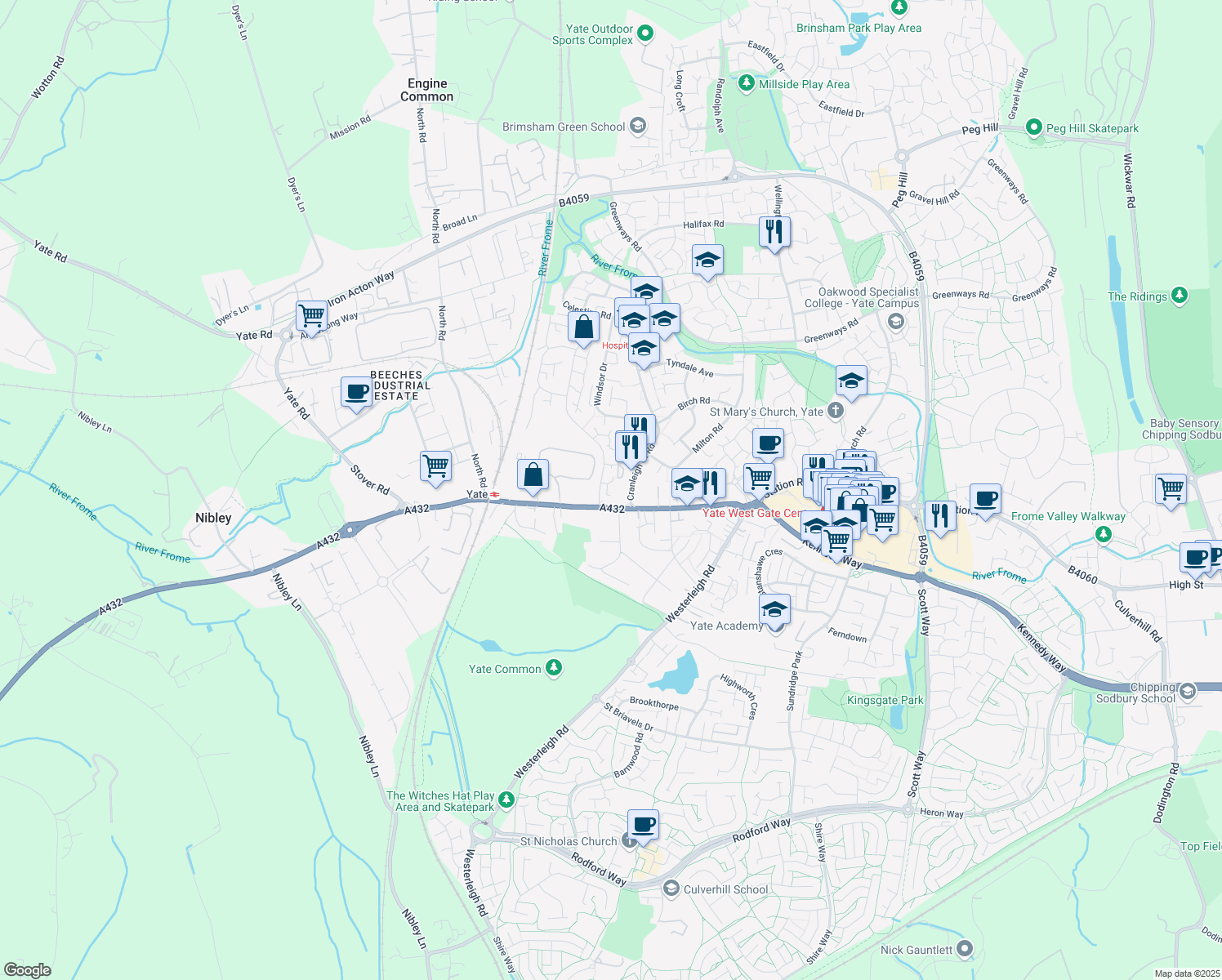 Longs Drive, Yate England Walk Score