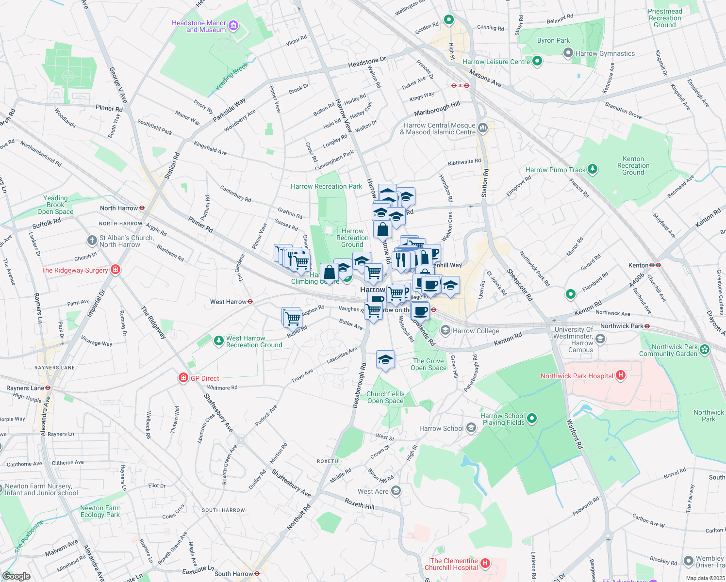 19 Pinner Road, Harrow England Walk Score