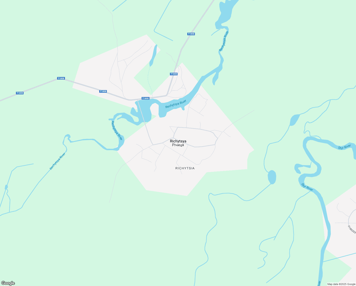 map of restaurants, bars, coffee shops, grocery stores, and more near in Richytsya